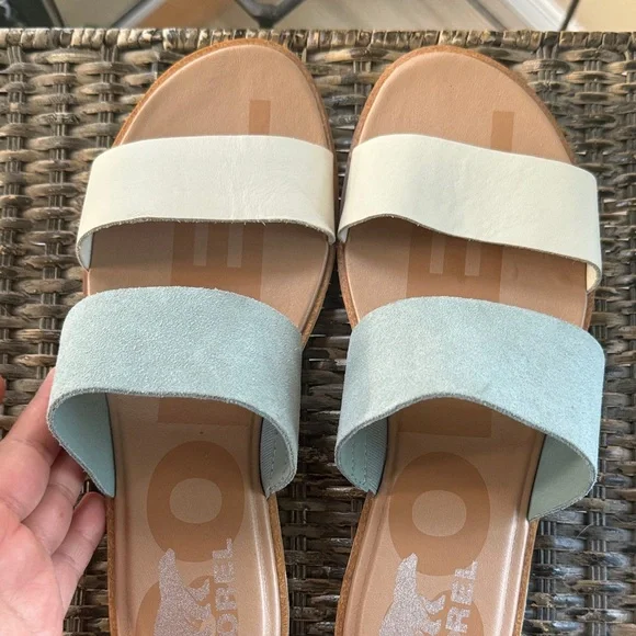 Sorel Women's Sandals - Blue and Cream - Picture 4 of 9